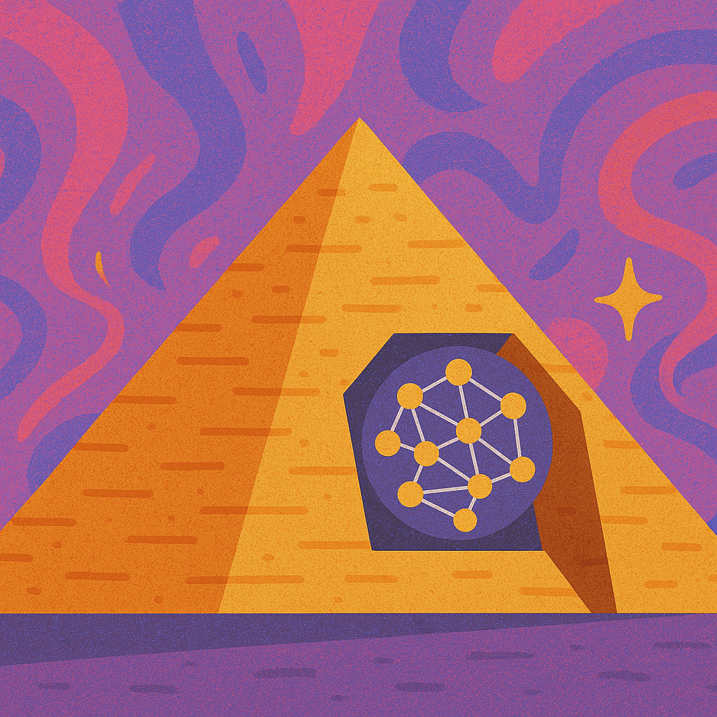 AI pyramid with neural network